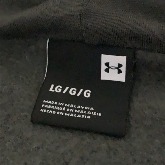 Men's UA Rival Fleece Full Zip Hoodie - Picture 7 of 9